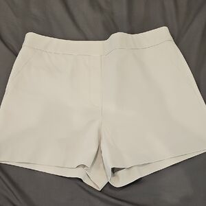 SPANX Women's High Waist Cream Shorts